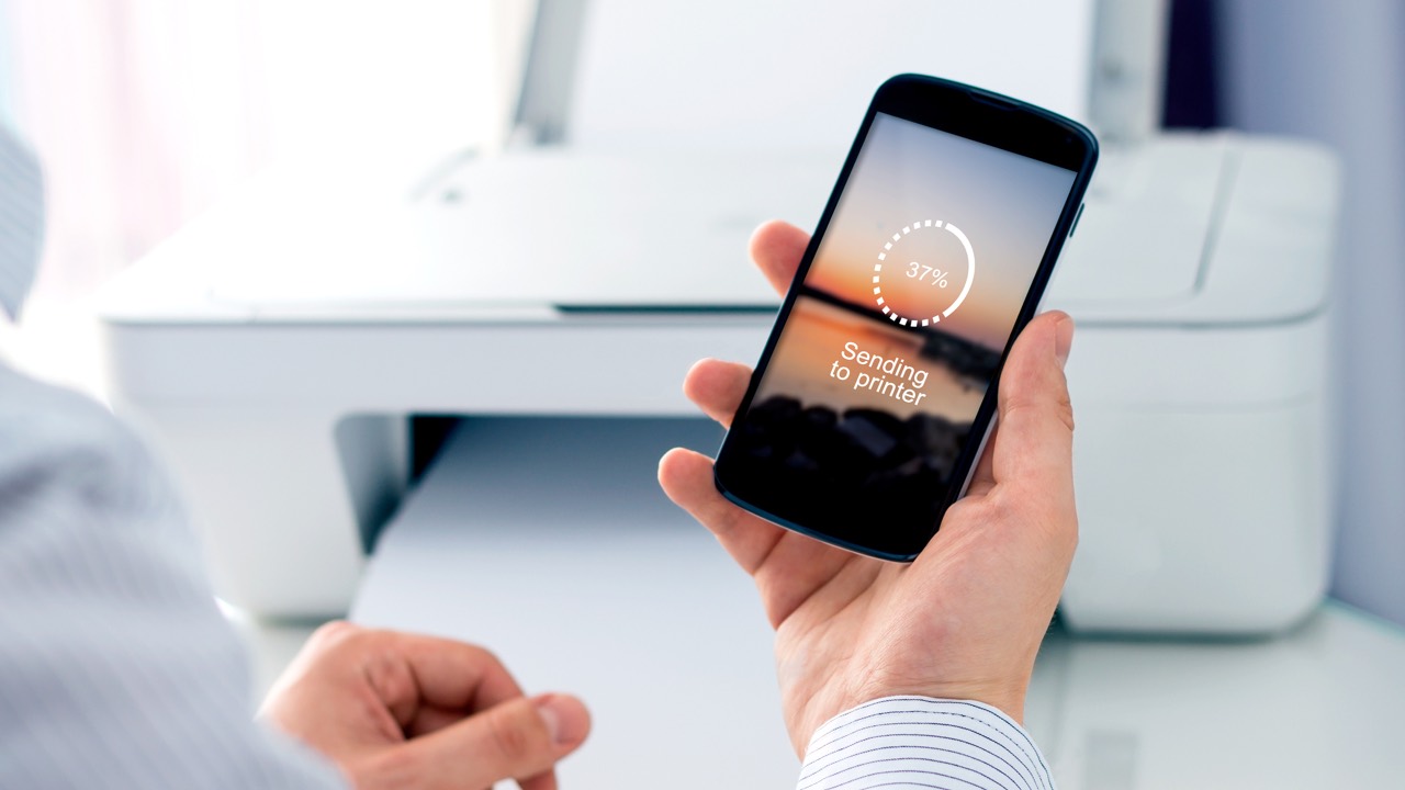 Cloud and app connected printer